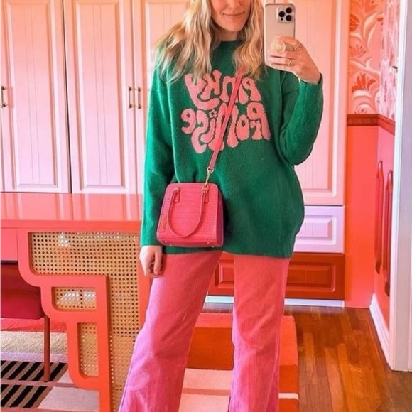 Poppy Lissiman Crikey BB Faux Croc Top Handle Mini Bag in Hot Pink - Picture 3 of 11